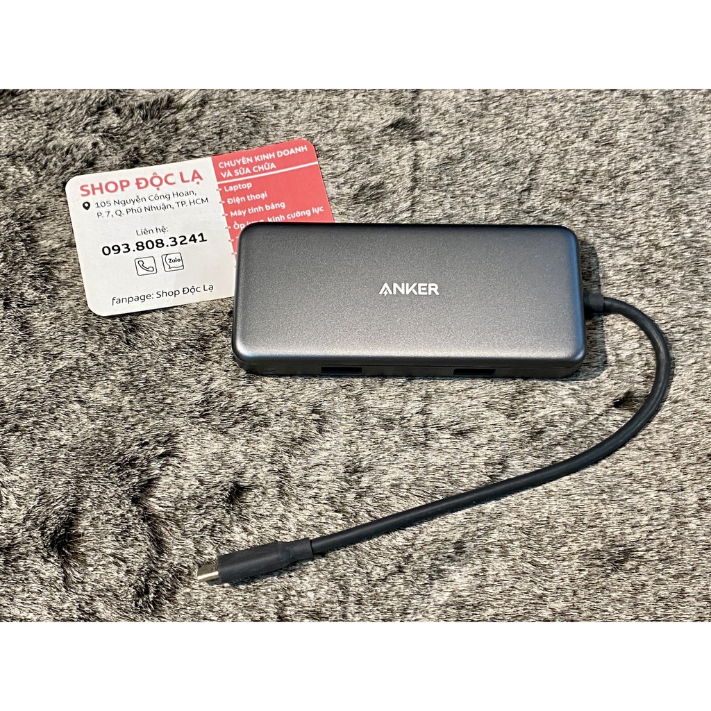 Bộ chuyển đổi Anker USB-C 7-in-1 USB-C PD Ethernet Hub A8352