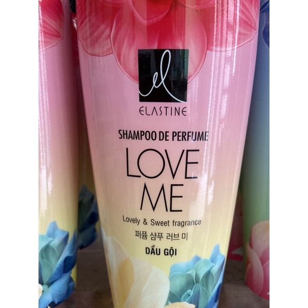 Dầu gội Elastine Perfume Love me Hàn Quốc hồng