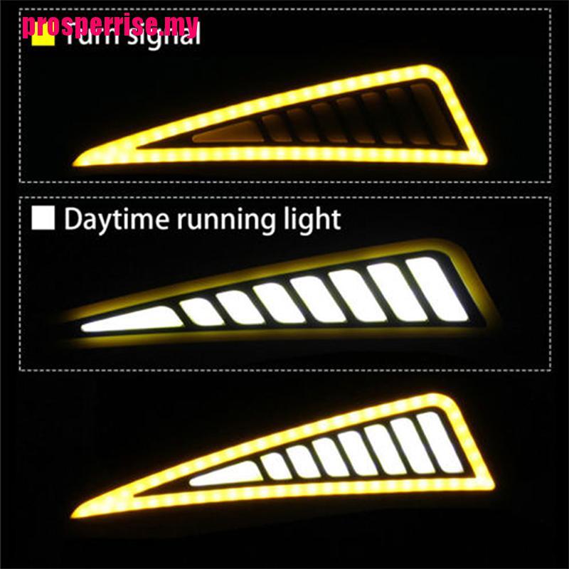 Dải đèn LED DRL ánh sáng vàng cho xe hơi
