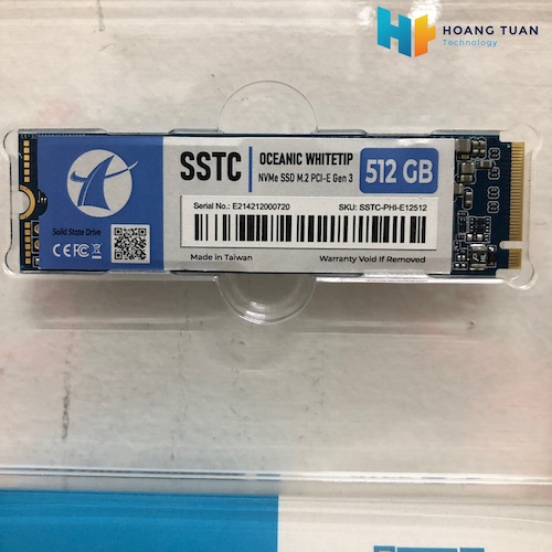 Ổ cứng SSD 512G SSTC Oceanic Whitetip M.2 NVMe PCIe Gen3x4