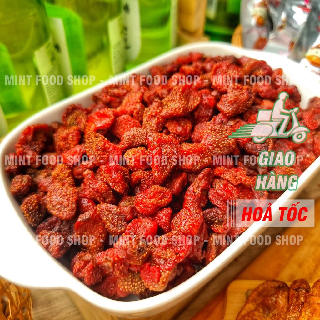 Dâu Tây Sấy Dẻo Đà Lạt - Hộp 500gr