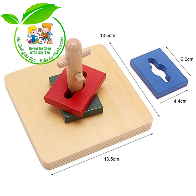 Luồn và xoay Montessori (Twist &amp; Sort)