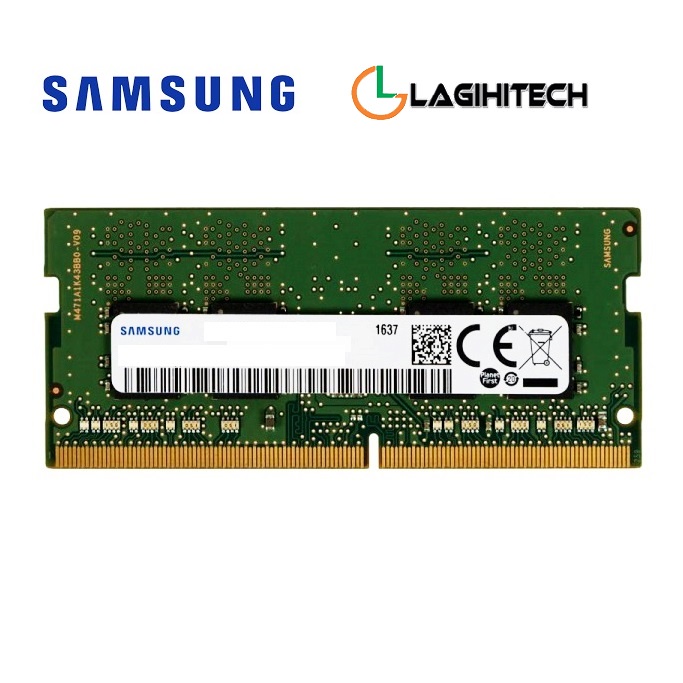 [Mã ELMALL5 giảm 5% đơn 300K] RAM Laptop DDR4 Samsung 8GB Bus 2400 SODIMM - Chính Hãng Samsung