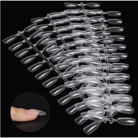 Bộ 240 móng giả tập sơn móng trong suốt