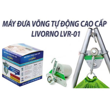Máy Đưa Võng Tự Động Livorno Cao Cấp Chịu Lực Tốt, Vỏ Nhựa Cực Bền, Giúp Bé Ngủ Sâu Giấc, Sức Đưa đến 80kg