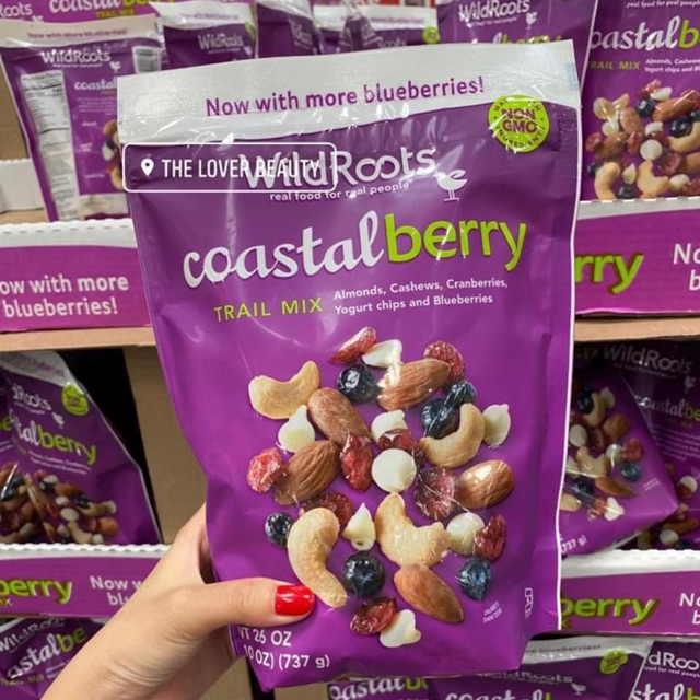 HẠT HỖN HỢP WILD ROOTS COASTAL BERRY TRAIL MIX MỸ 737g