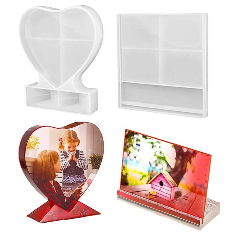 Khuôn silicone làm khung ảnh hình chữ nhật DIY