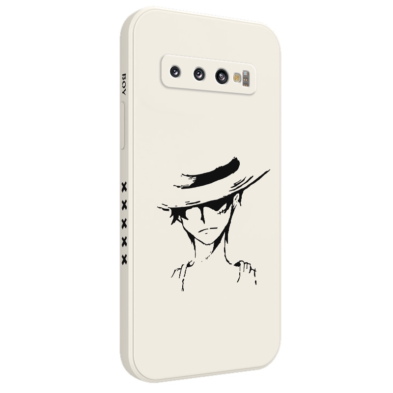 Ốp Điện Thoại Dẻo Họa Tiết Mũ Rơm Độc Đáo Thời Trang Cho Samsung Galaxy S10 S10E Plus S9 Plus