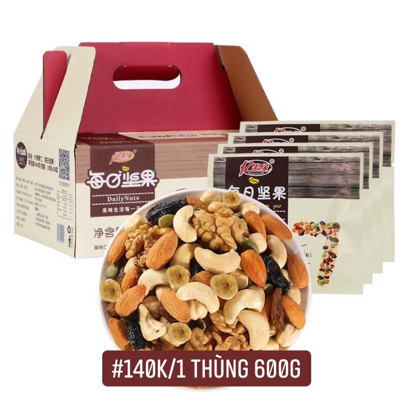 Thùng 30 gói ngũ cốc mix hạt dinh dưỡng