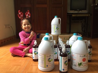 Nước rửa chén bát hữu cơ Layer Clean (can 5L)