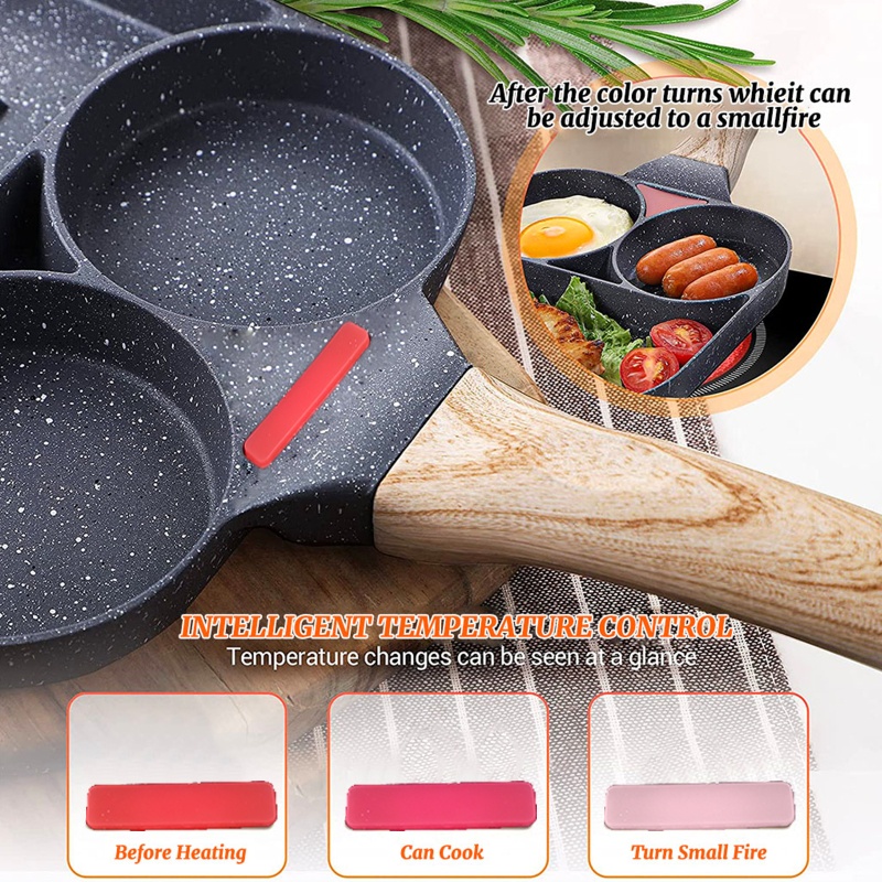 Aoto Khuôn Làm Bánh Pancake Bằng Nhôm Chống Dính Cho Nhà Bếp