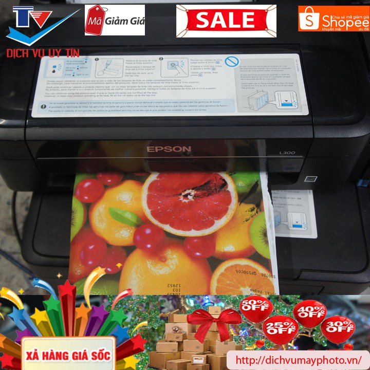 Máy in phun màu cũ Epson L310 L300 L110 L301 L120 L100 còn đẹp dẫn mực hãng chuẩn | BigBuy360 - bigbuy360.vn