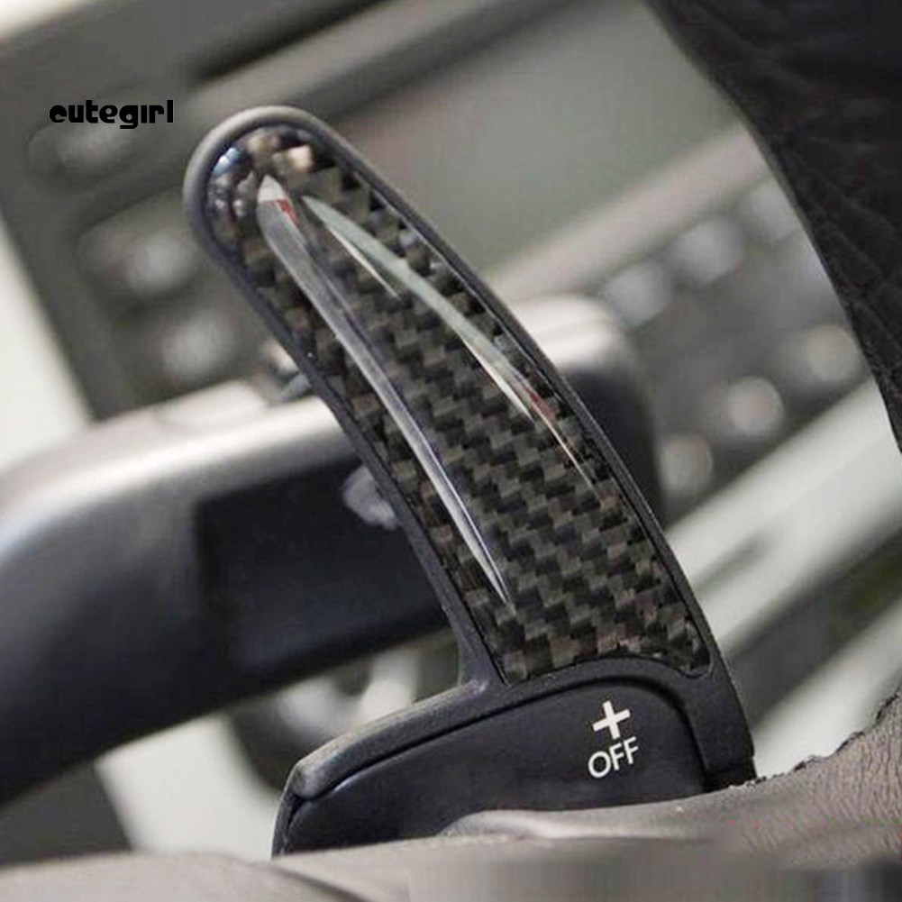 Bộ 2 vỏ bọc lẫy chuyển số bằng sợi carbon cho xe oto Golf 6 GTI R20 Cool R36 CC