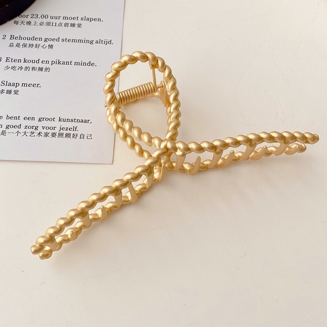 Kẹp tóc dạng gắp bằng kim loại phong cách Hàn Quốc dành cho nữ