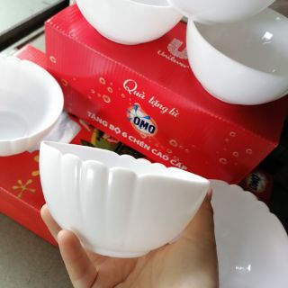 Bộ 6 chén sứ hàng km Omo