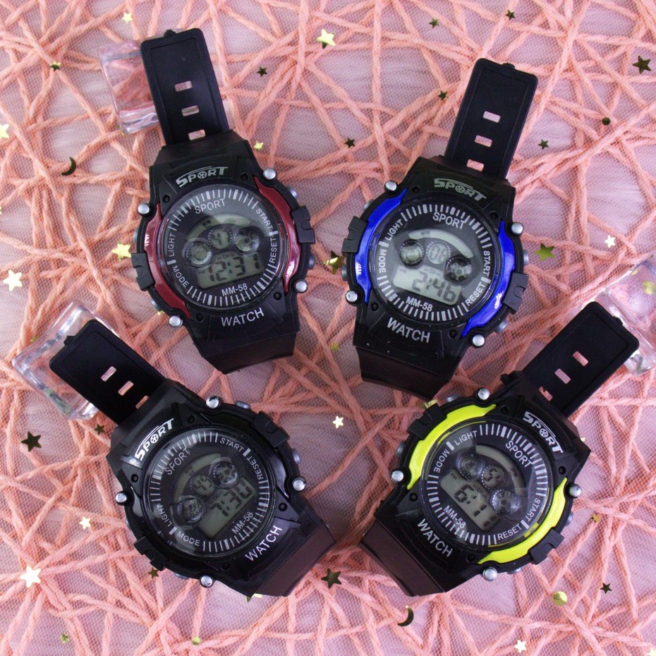 Đồng hồ điện tử nam nữ Sport SP015 thể thao cá tính, đầy đủ chức năng, đèn led cực đẹp, giá siêu rẻ - Hàng mới về