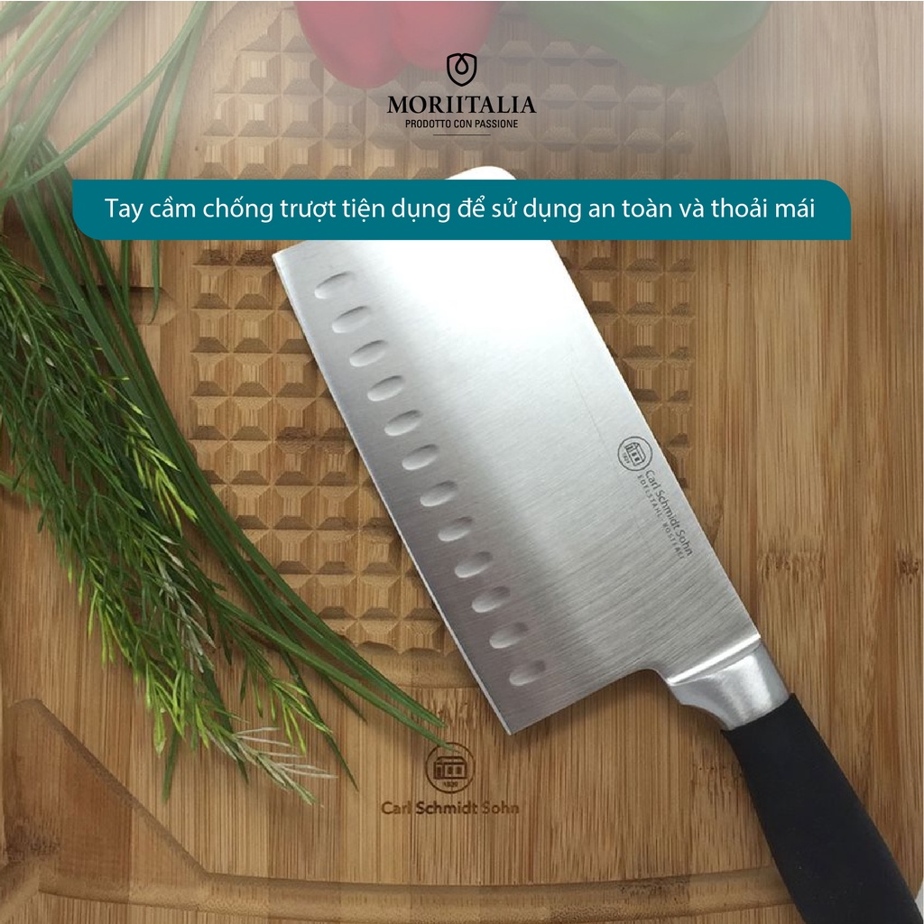 Dao băm CS SHIKOKU 14cm siêu bén Moriitalia 039240