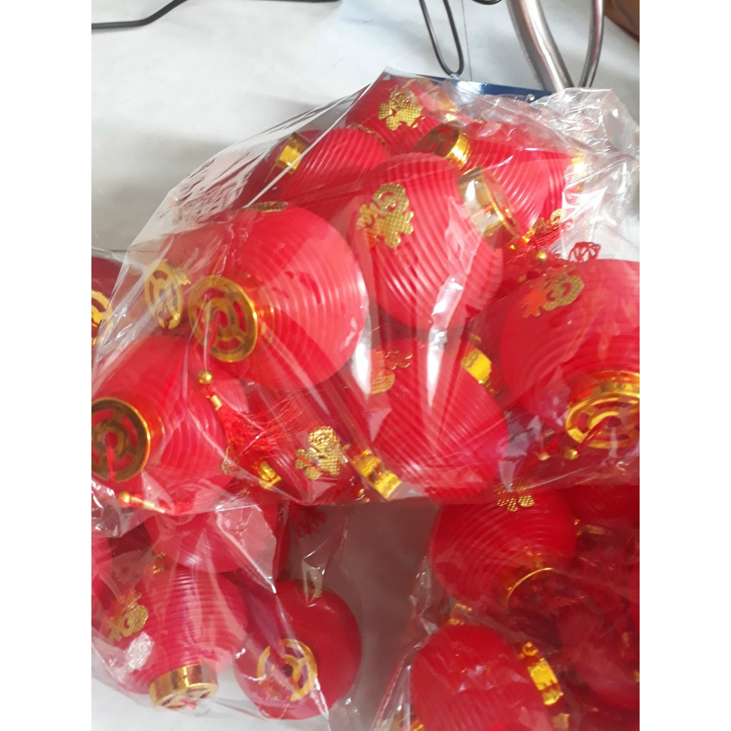 Dây Đèn Lồng Đỏ Trang Trí Tết - Dây Dài 5M