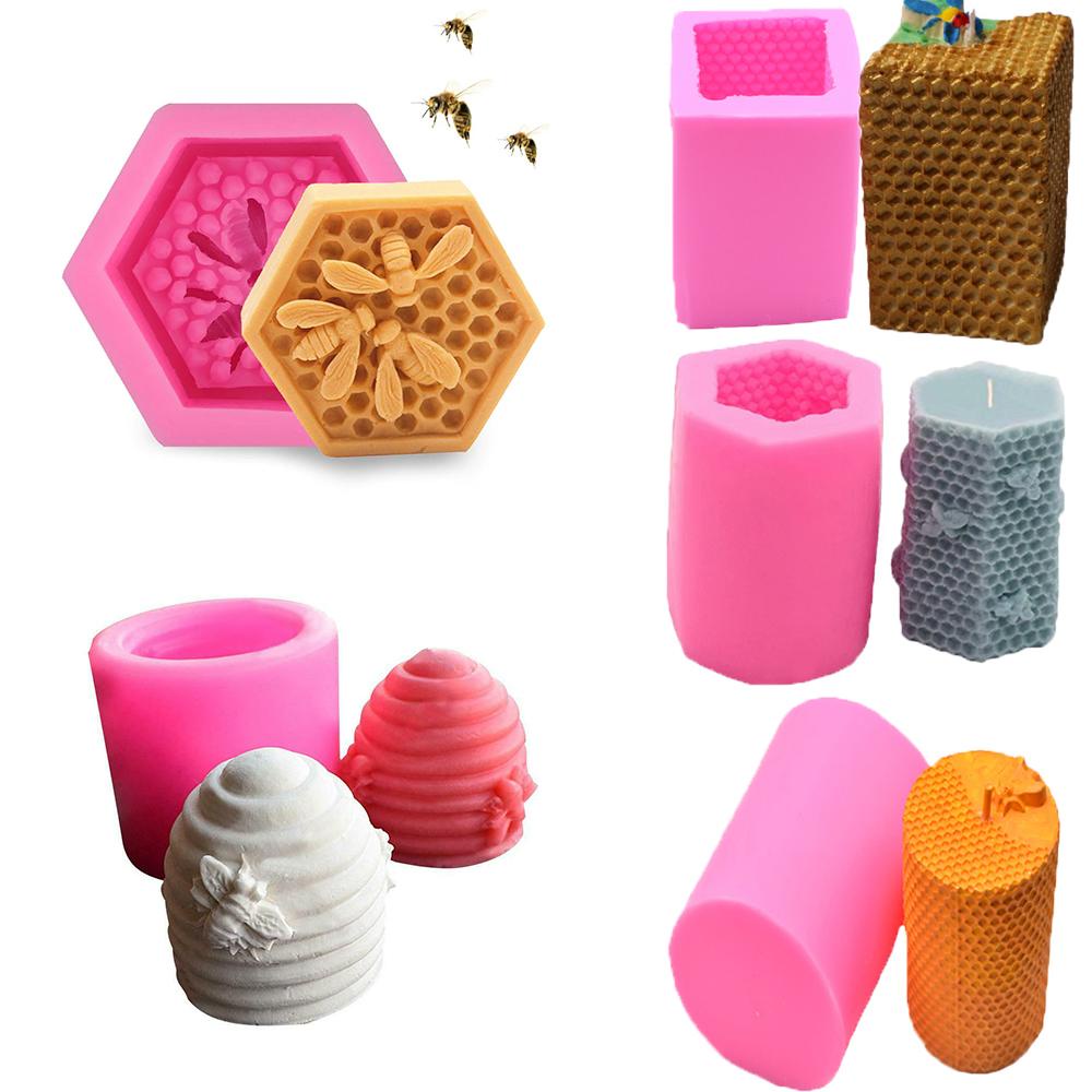 SUENIN Khuôn Làm Nến 3D Bằng Silicone Trang Trí Bàn Làm Việc