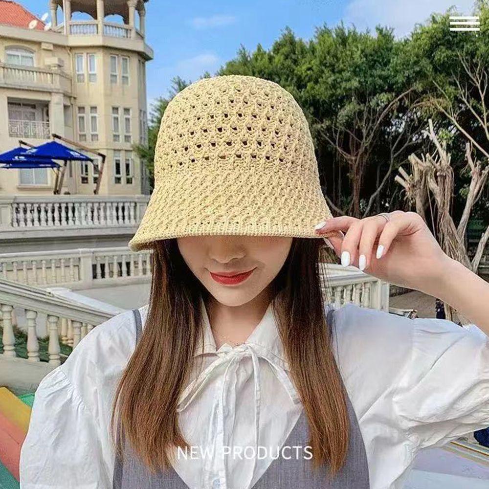Mũ Bucket Vành Rộng Thoáng Khí Thời Trang Dành Cho Nữ