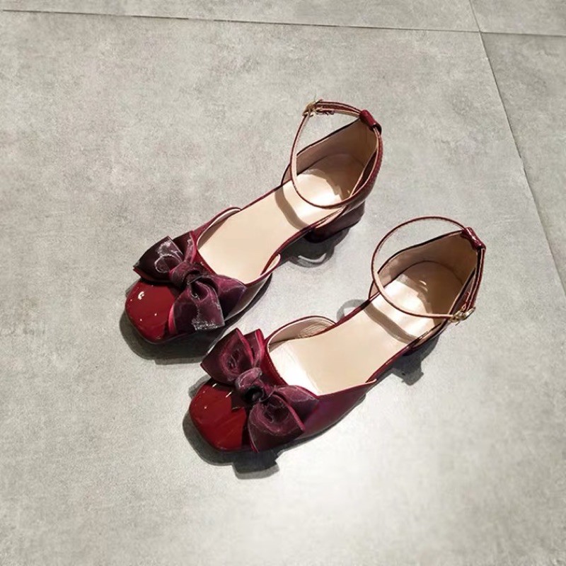 Giày búp bê quai gài công chúa siêu xinh có ảnh thật