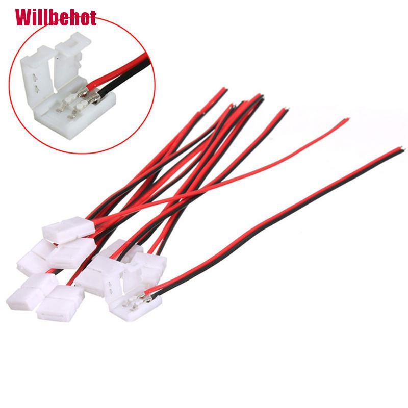 Set 10 đầu nối dây đèn led 2 Pin 3528/5050 màu sắc tiện dụng
