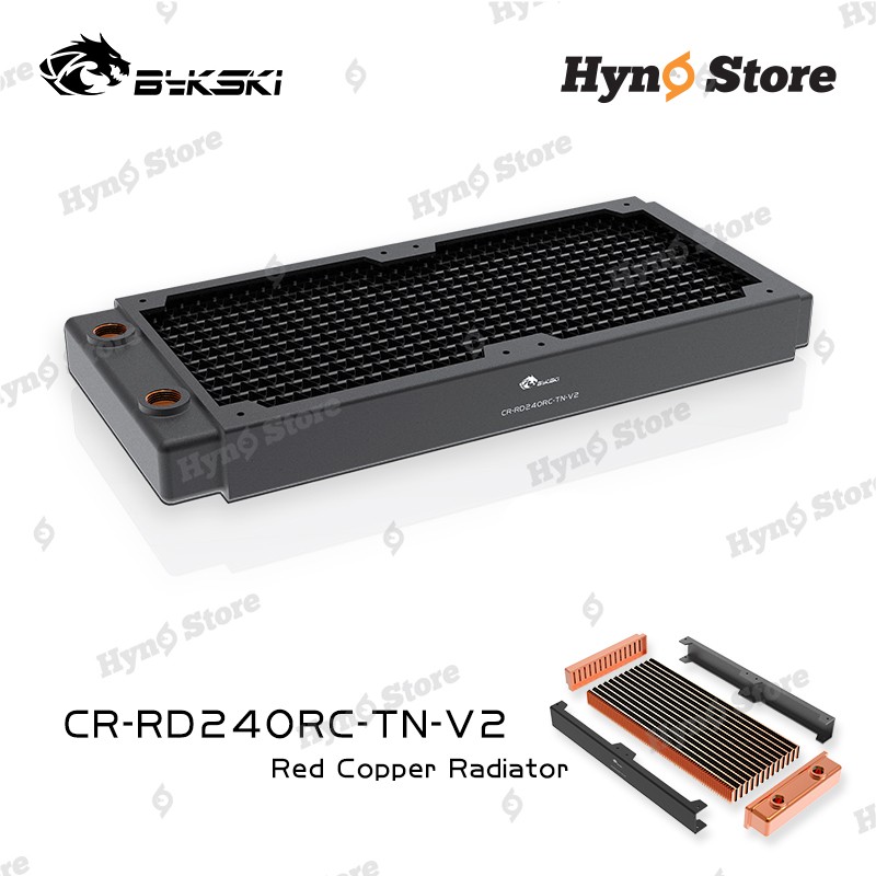 Radiator Két làm mát nước Bykski 240mm CR-RD240RC-TN-V2 Tản nhiệt nước custom - Hyno Store