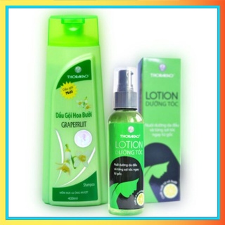 Combo dầu gội và tinh dầu bưởi Thorakao 150ml giúp mượt tóc, giảm rụng, kích mọc tóc