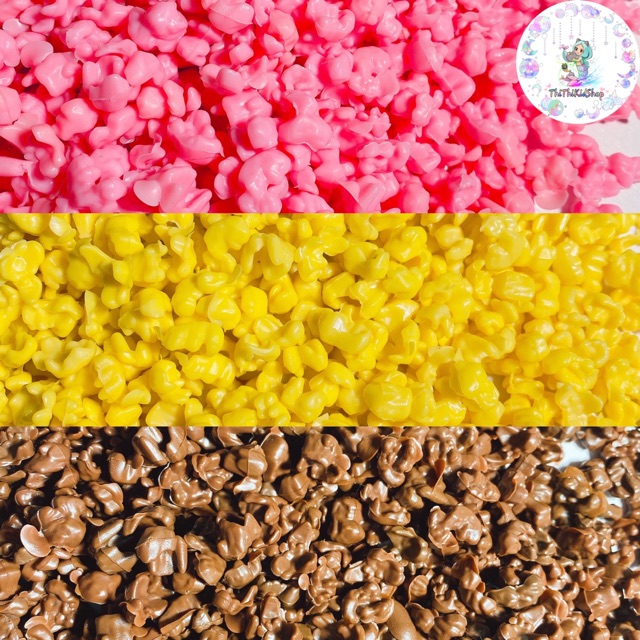 Hạt nhựa mô hình giả bắp nổ /50g