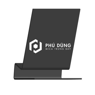 [COMBO 10 Kệ] Mica ĐEN Trưng Bày Điện Thoại (Ngang 10cm)