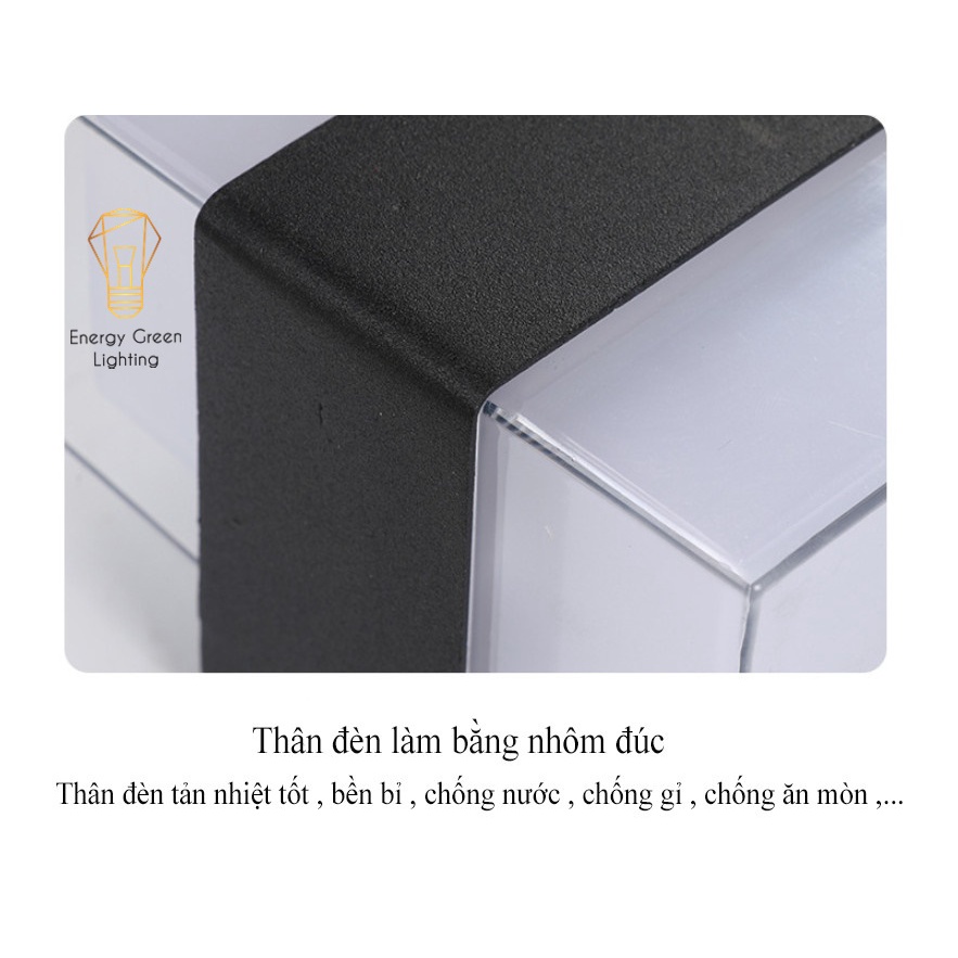 [ Nhiều Mẫu ] Đèn Tường Energy Green Lighting Đèn Hiên Nhà - Đèn Gắn Cổng - Phong cách Bắc Âu - Thân Nhôm Chống Nước Cao
