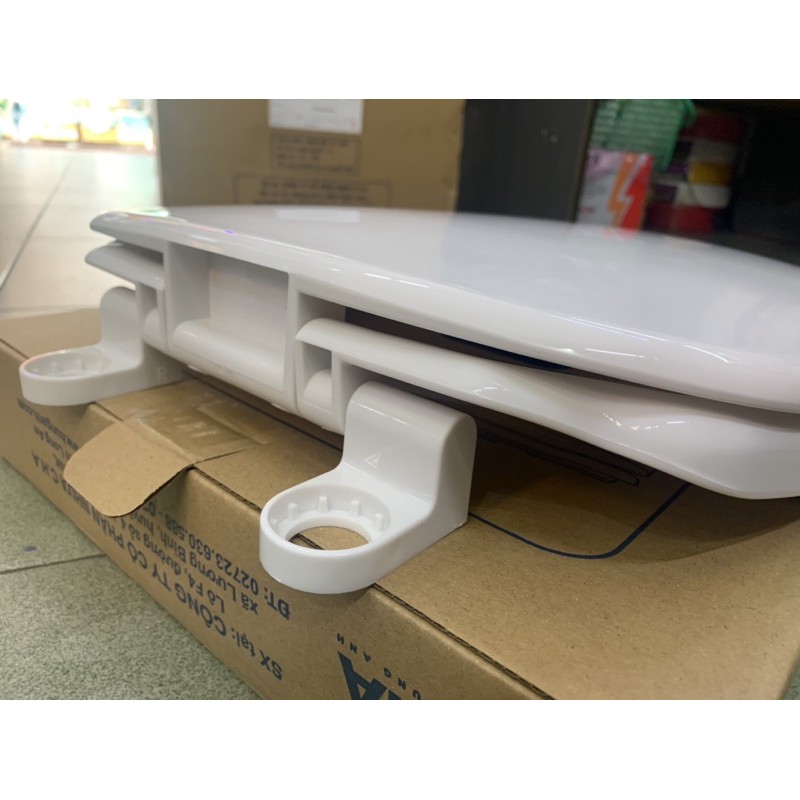 👍Nắp Nhựa Đóng êm Cho Bàn Cầu INAX C-117, C-108, viglacra VI66, VI77