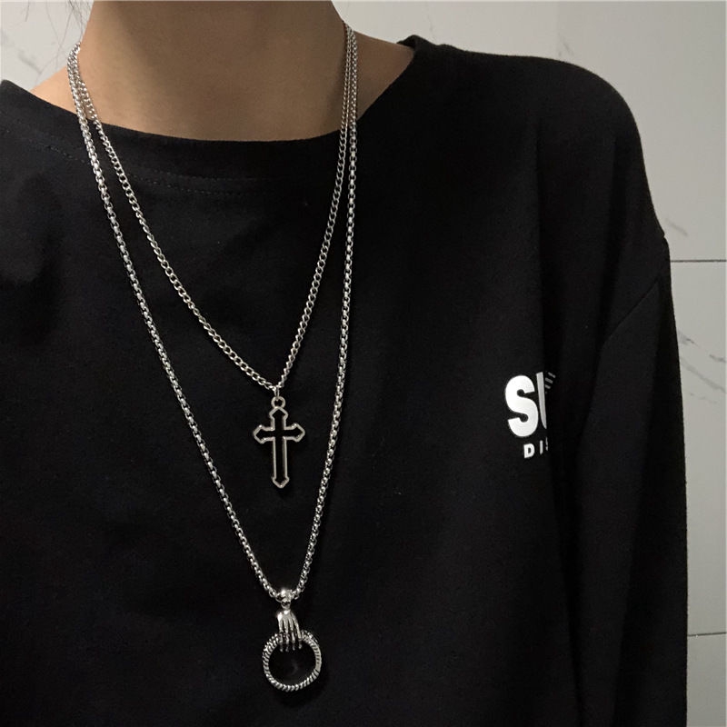 Dây Chuyền Mặt Thánh Giá Phong Cách Hiphop Cá Tính