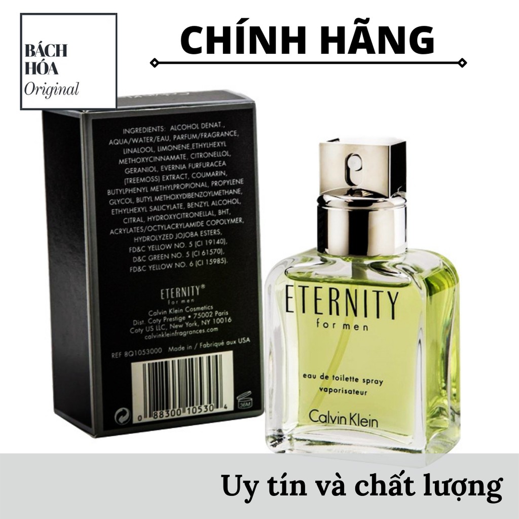 [Chính hãng] Nước hoa Calvin Klein CK ETERNITY MINI 15 ml - FULL BOX