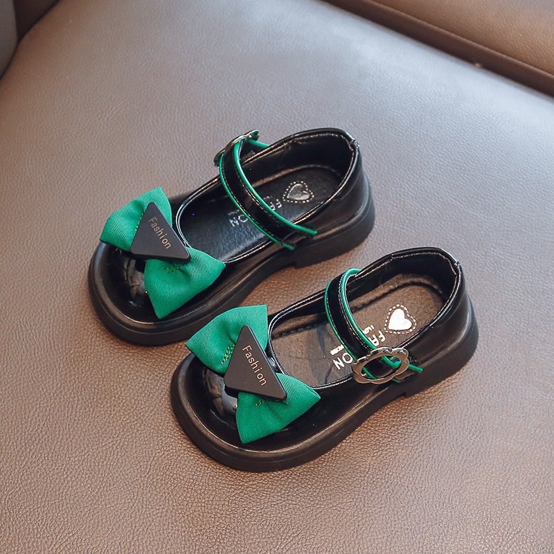 Giày búp bê bé gái nơ tam giác siêu xinh từ 3-12 tuổi