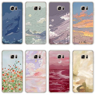 Ốp Điện Thoại TPU Dẻo In Họa Tiết Độc Đáo Thời Trang Cho Samsung Galaxy note 4 5 8