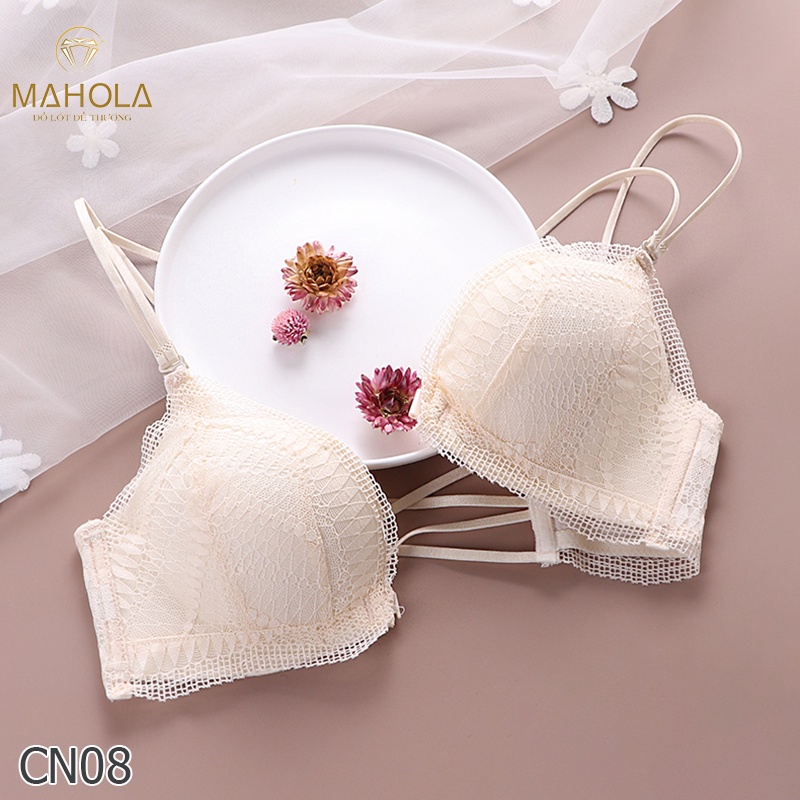 Áo ngực su ren cài trước Mahola CN08