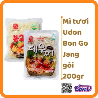 3 loại Mì tươi Udon Bon Go Jang gói 200gr