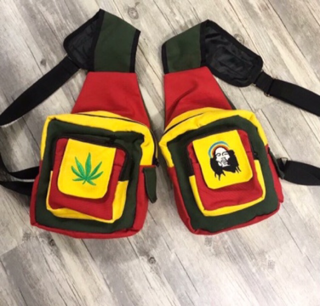Túi đeo chéo rasta Hortricks dành cho cả nam và nữ - Túi vải canvas cực chất unisex chất vải bố dày dặn