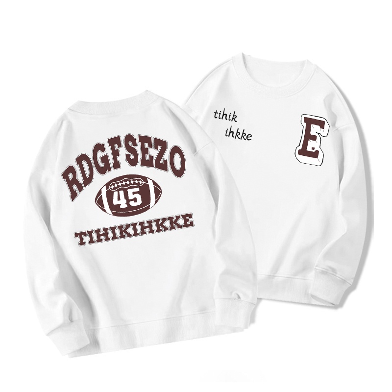 Áo sweater SELVZE tay dài cổ tròn in họa tiết thời trang dành cho nữ với nhiều màu tùy chọn
