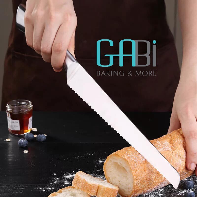 Dao cắt bánh inox răng cưa 33cm