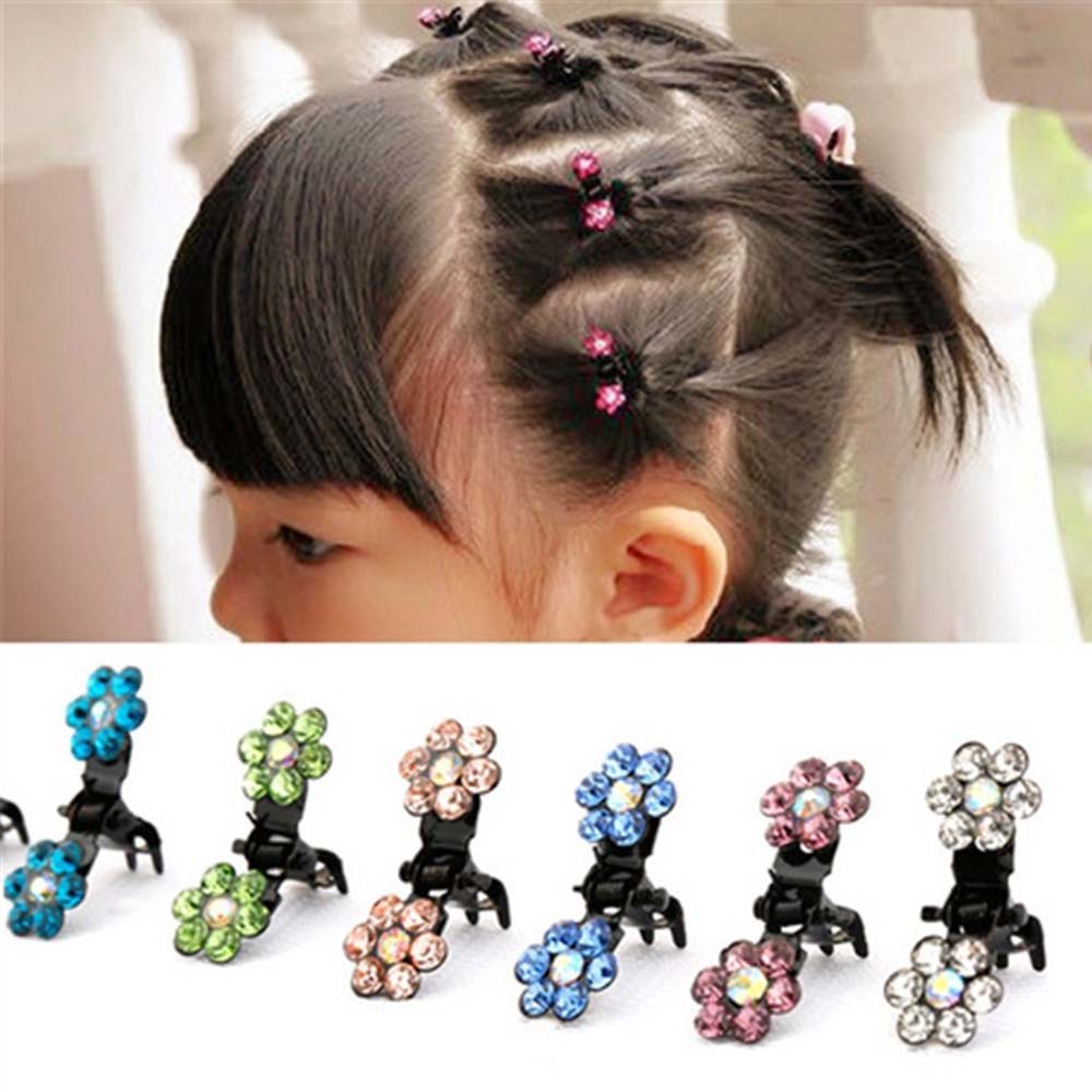 JENIFERDZ 12PCS/Set Hairpins Cute Hair Claws Hair Clip Women Fashion Rose Metal Lovely Lady Barrettes/Multicolor