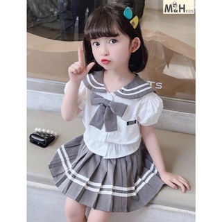 Set bộ đồ đi học cho bé gái