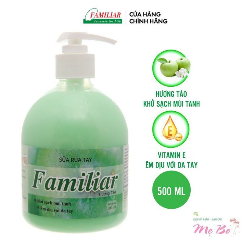 NƯỚC RỬA TAY KHÁNG KHUẨN KHỬ MÙI FAMILIAR 500ml