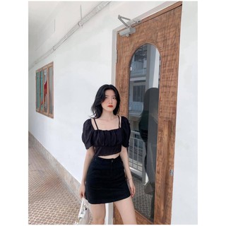 Áo Croptop Dây Chéo
