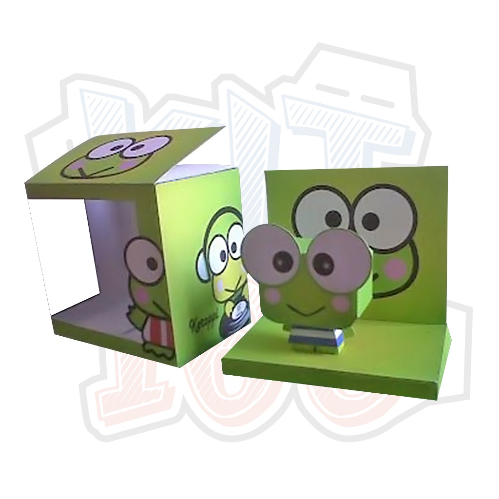 Mô hình giấy Anime Game Cute Keroppi