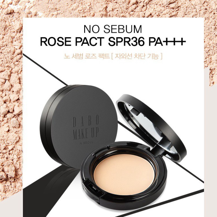 [Mã FMCG8 - 8% đơn 250K] Phấn Nén Trang Điểm Siêu Mịn Kiềm Dầu DABO MAKE-UP Hàn Quốc(11g)