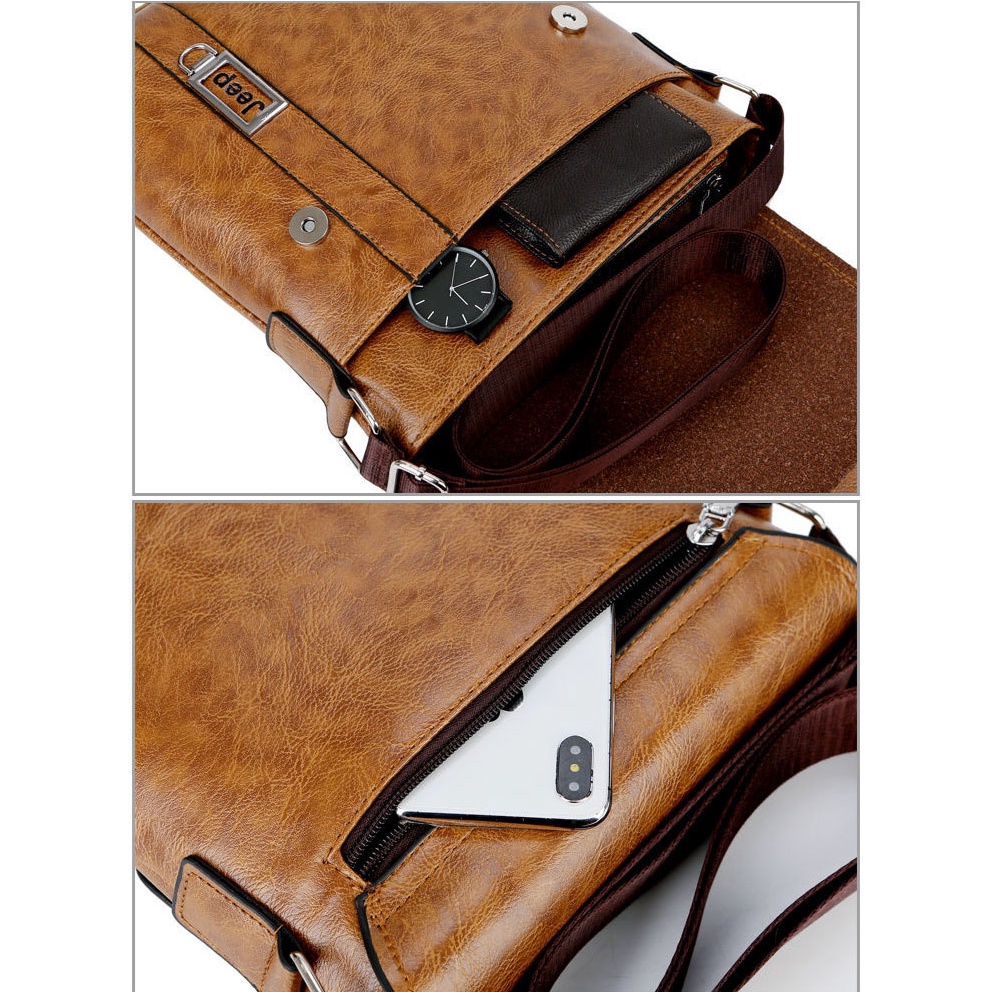 Ba Lô Da PU ko069 Thời Trang Công Sở Cho Nam