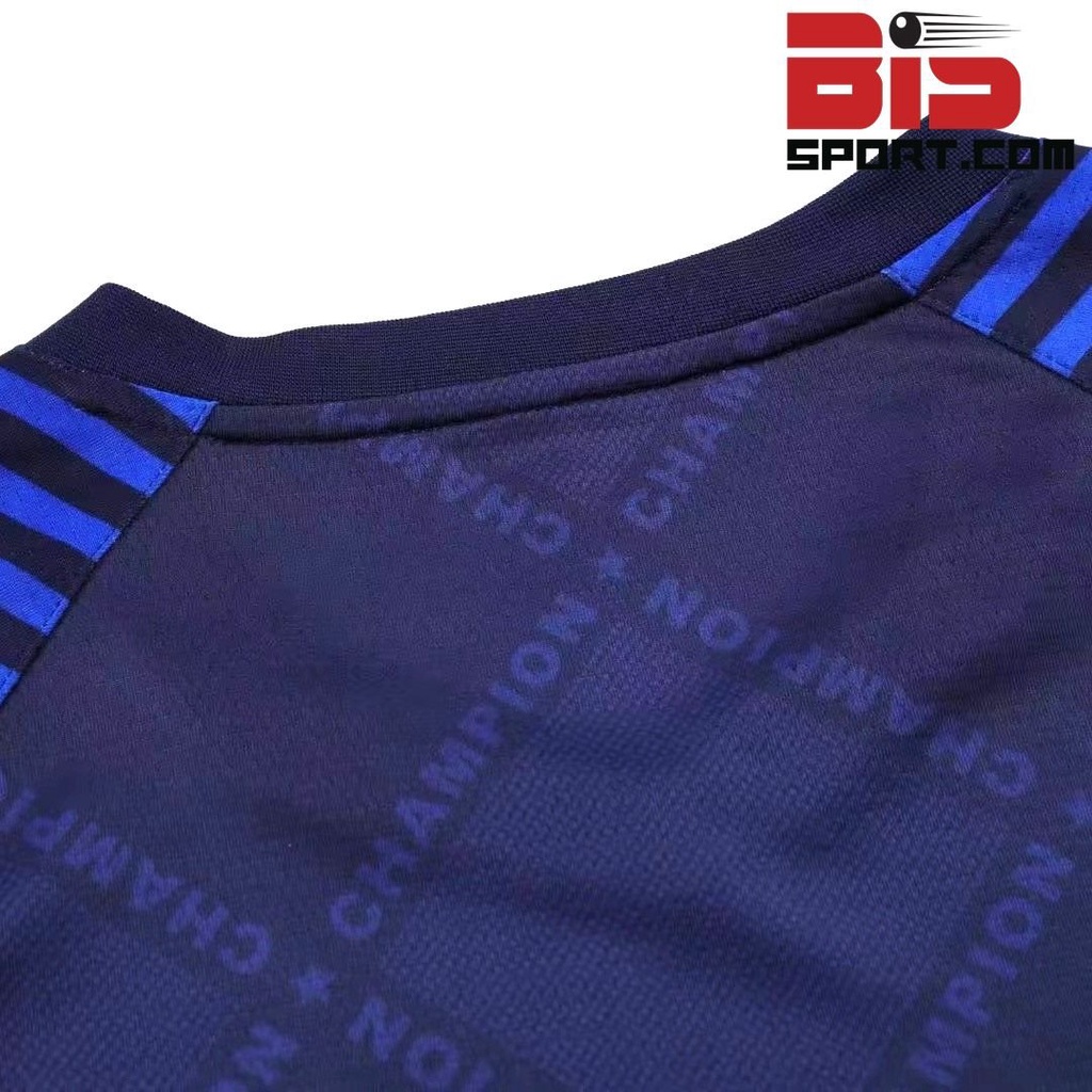 Áo Bóng Bàn Cầu Lông Li-ning Chính Hãng 6121A Xanh Họa Tiết - Mẫu Áo Chính Thức Của Đội Tuyển Bóng Bàn Trung Quốc 2022