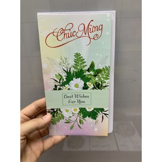 Thiệp chúc mừng kèm phong bì